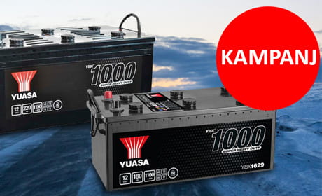 Kampanj Yuasa batterier 2021